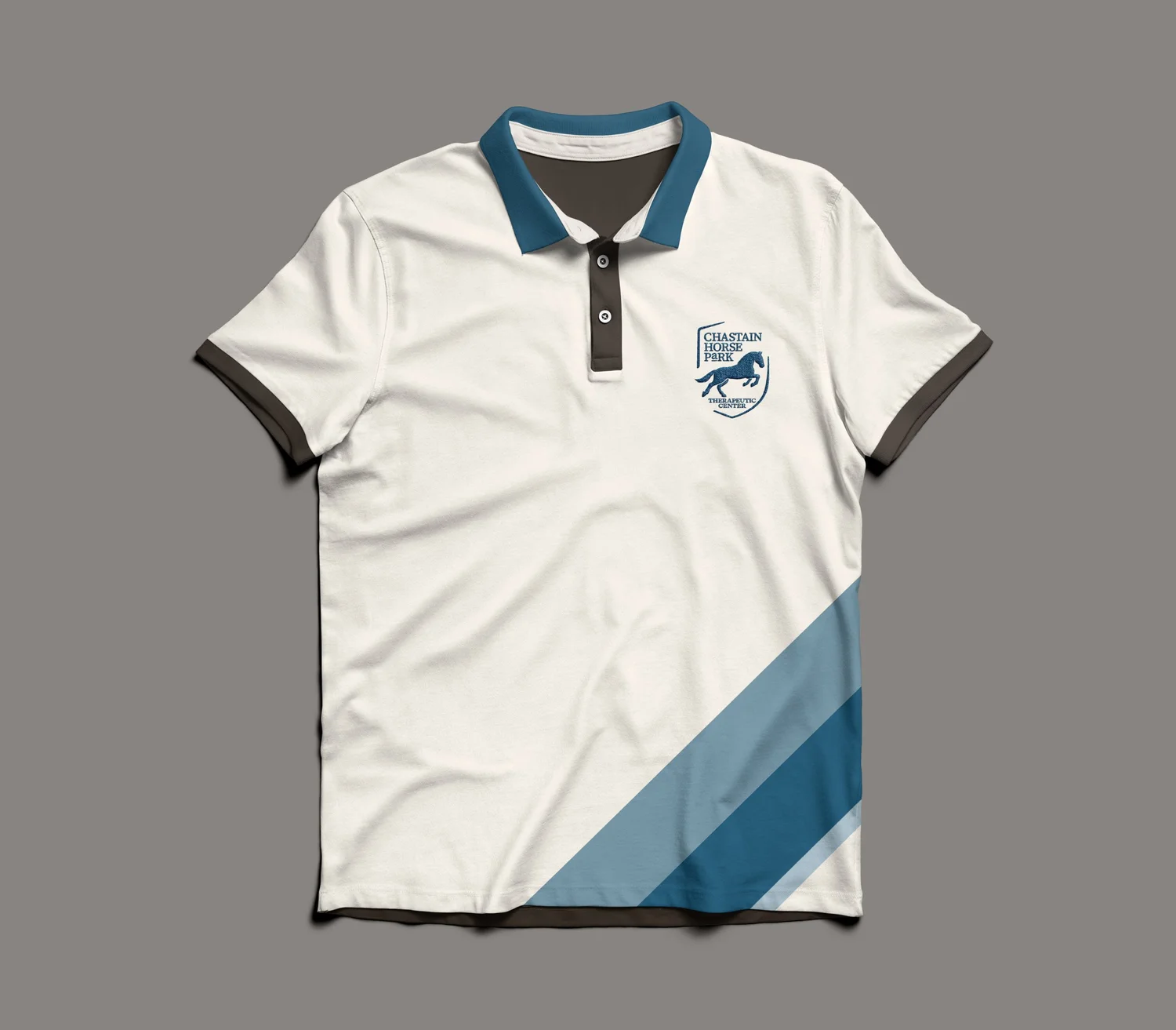Chastain polo shirt — therapy variant