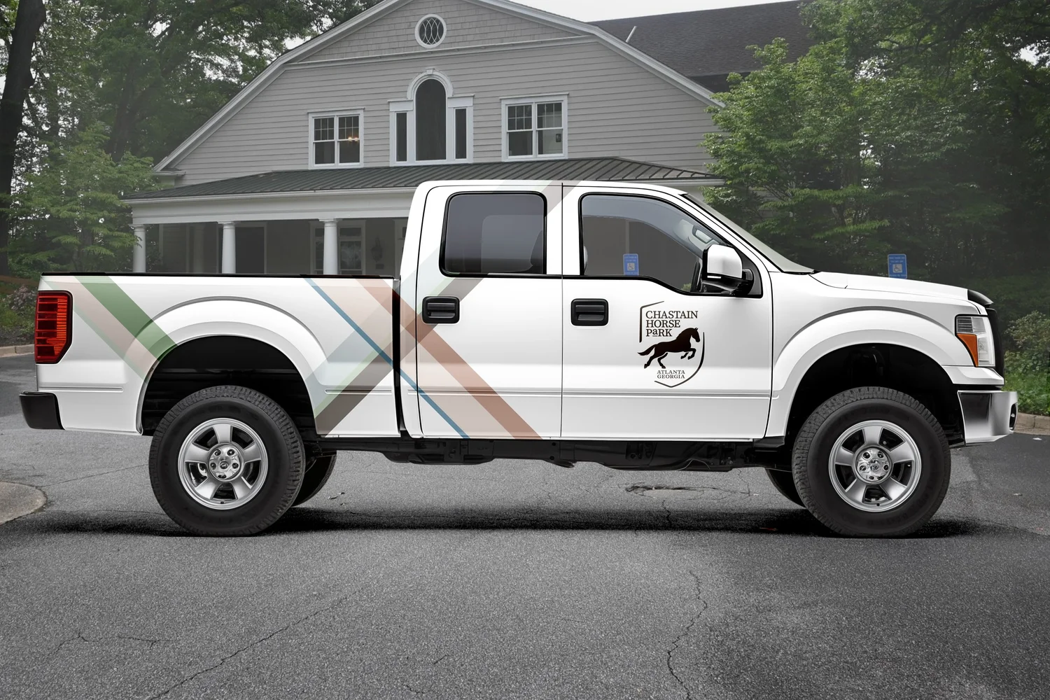 Pickup truck mockup