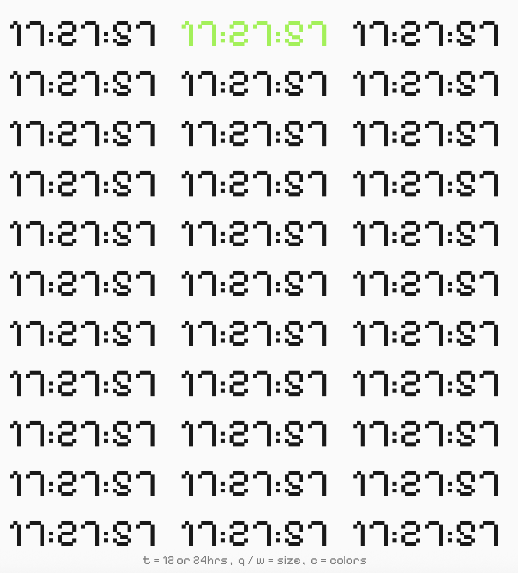 Experimental Clock Preview