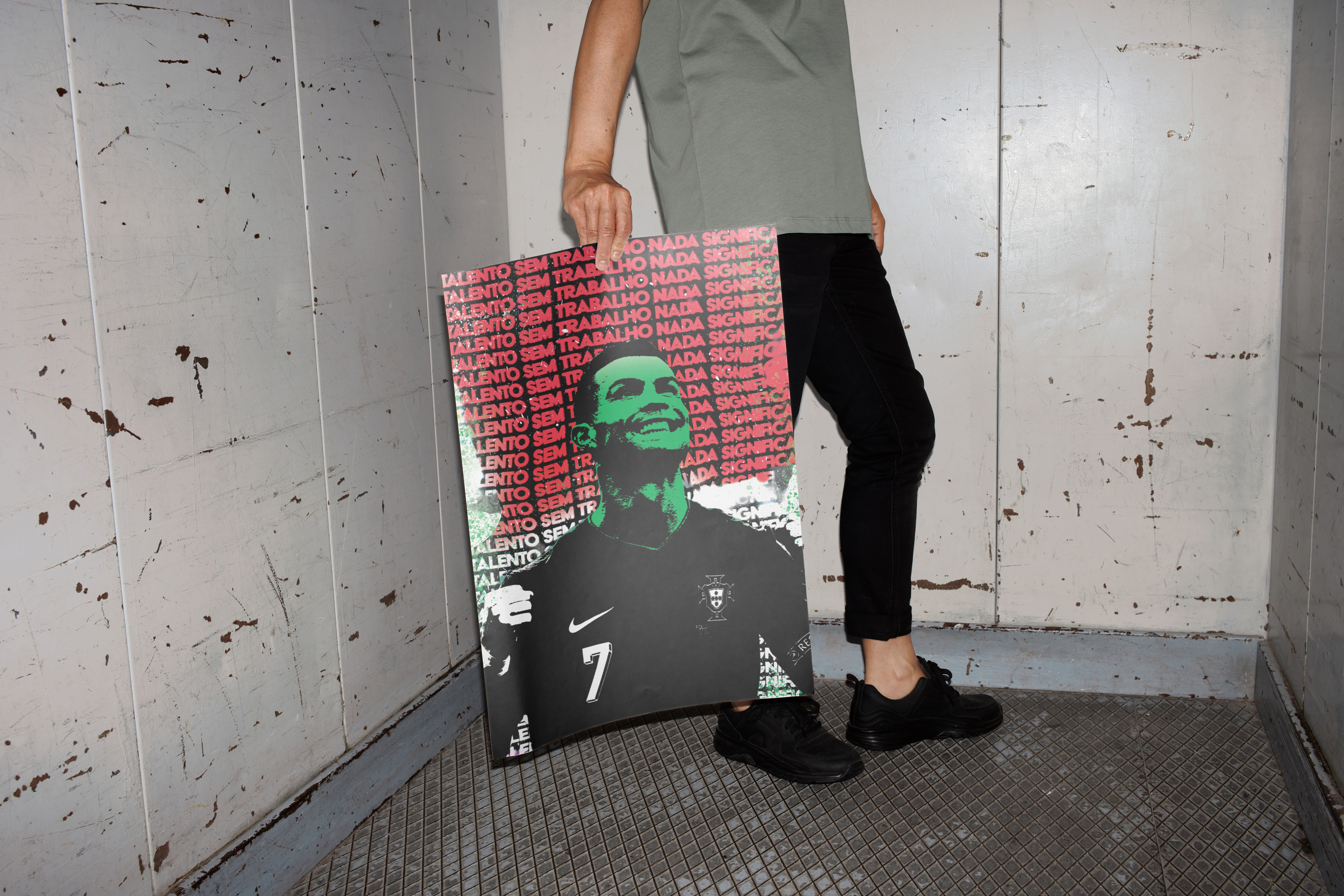 Ronaldo poster mockup