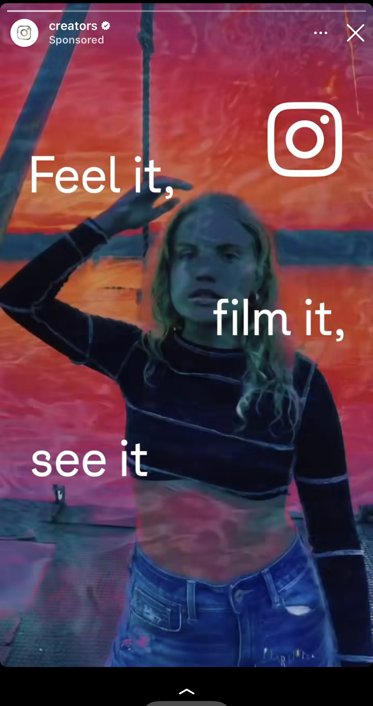 Feel it, film it, see it